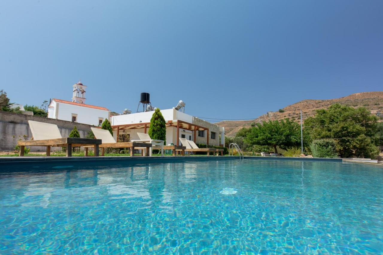 Agarathos Traditional Rooms With Pool Каливиани Экстерьер фото